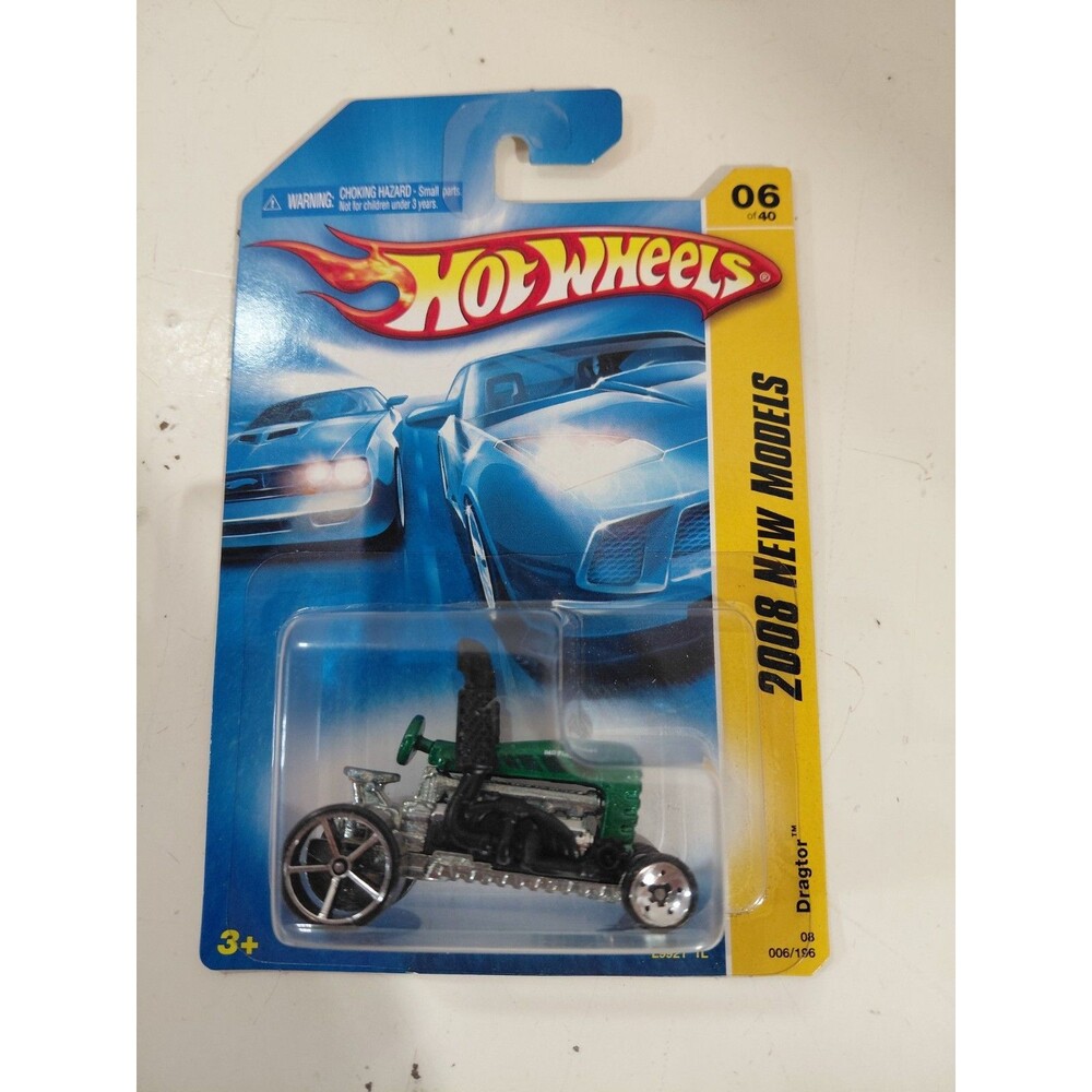 NIP Hot Wheels 2008 New Models 1:64 Die Cast Dragtor Hot Rod Tractor